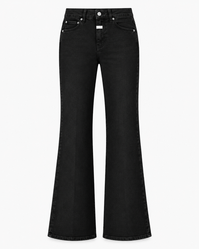Le Faste Men's Plain Bootcut Jeans with White Fly Detail